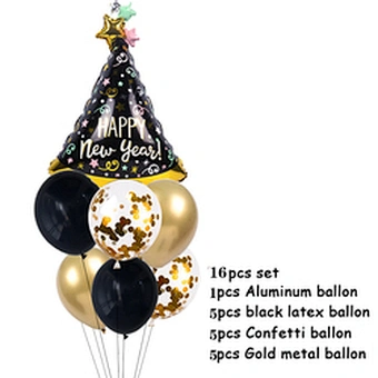 2023 Happy New Year Eve Party Wine Tree Star Bottle Foil Balloons Decoration Merry Christmas Party Decoration Air Globos Noel