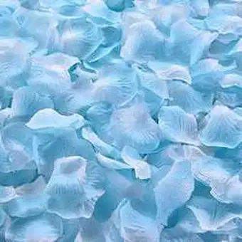 Amazon Hot Sell Artificial Rose Petals Satin Petals Silk Rose Petals For Wedding Decorations