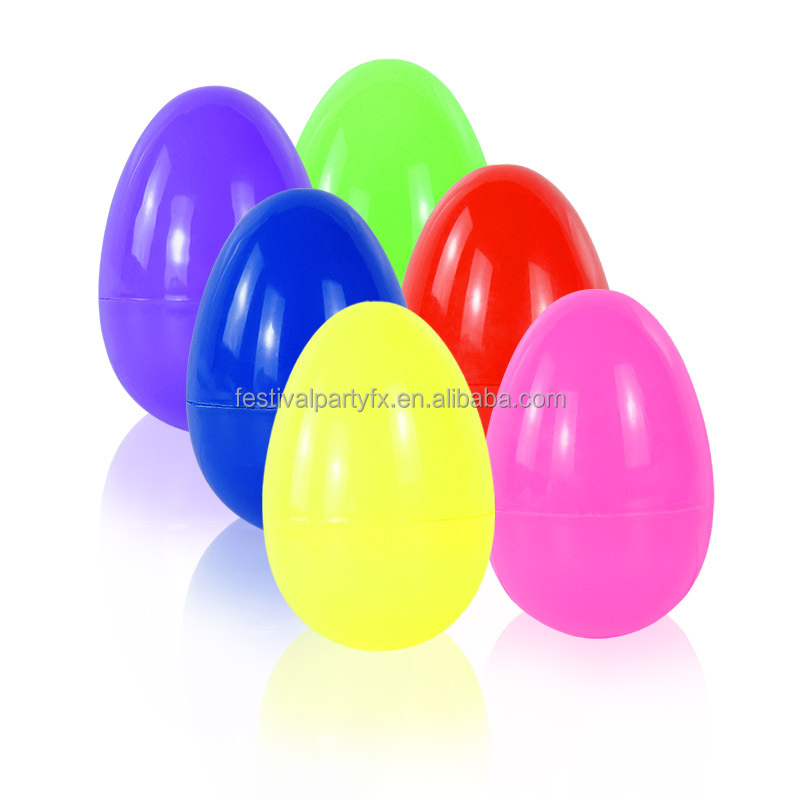 Gift Fillable Candies Chocolate Toy Box Plastic Decoration 2023 Surprise Colorful Bright Empty Shells Creative Easter Egg