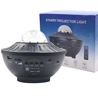 Home Laser Aurora Starlight Lamp Smart Laser Starry Sky Night Light Projector Music Speaker Star Remote Control Dream Colorful
