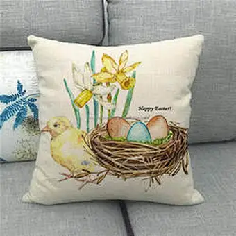 Eggs Gift Children's Accessories Pillow Cover Ornaments Home Easter Decorations 2023
