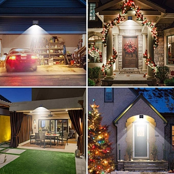 Factory Outdoor Waterproof Activated Wall Lamp Led Solar Wall Light Motion Sensor Garden lights for Courtyard Outdoor Lighting