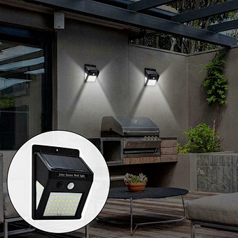 Factory Outdoor Waterproof Activated Wall Lamp Led Solar Wall Light Motion Sensor Garden lights for Courtyard Outdoor Lighting