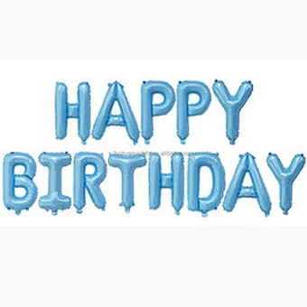 Foil Balloon Factory 16 inch Individual Package Happy Birthday banner Balloon set Party Decoration feliz cumpleanos globo