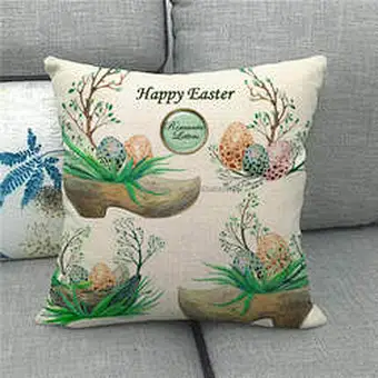 Eggs Gift Children's Accessories Pillow Cover Ornaments Home Easter Decorations 2023