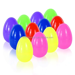 Gift Fillable Candies Chocolate Toy Box Plastic Decoration 2023 Surprise Colorful Bright Empty Shells Creative Easter Egg