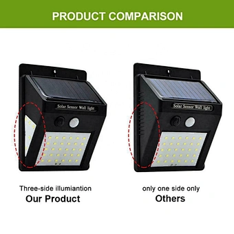 Factory Outdoor Waterproof Activated Wall Lamp Led Solar Wall Light Motion Sensor Garden lights for Courtyard Outdoor Lighting