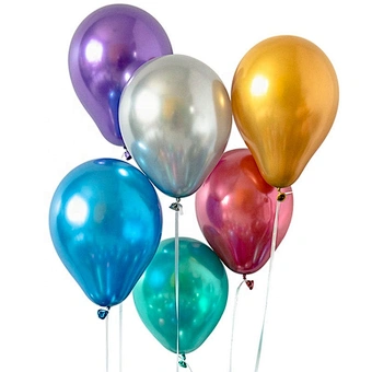 Factory direct sale Metal Festival Latex Balloons Birthday Party Party Latex Balloons Wholesale chrome balloons