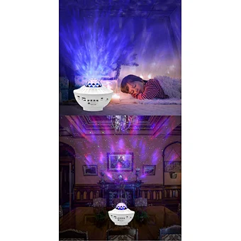 Home Laser Aurora Starlight Lamp Smart Laser Starry Sky Night Light Projector Music Speaker Star Remote Control Dream Colorful