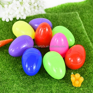 Gift Fillable Candies Chocolate Toy Box Plastic Decoration 2023 Surprise Colorful Bright Empty Shells Creative Easter Egg