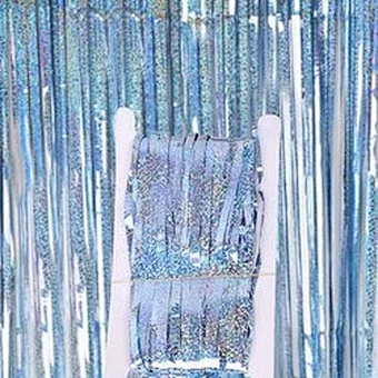 metal tinsel foil curtain metallic foil fringe curtain rain wall backdrop wedding birthday party background decoration 1*2m