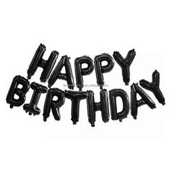 Foil Balloon Factory 16 inch Individual Package Happy Birthday banner Balloon set Party Decoration feliz cumpleanos globo