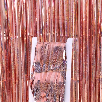 metal tinsel foil curtain metallic foil fringe curtain rain wall backdrop wedding birthday party background decoration 1*2m