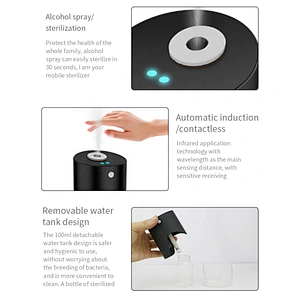 Touchless Automatic Dispenser Spray 100ml Induction Sprayer for Travel