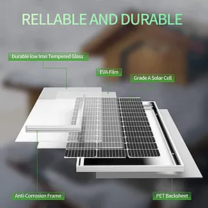 Home Renewable Off Grid 10kw On Storage 5kw Battery 100kw 30 Kw Hybrid 10000w Panel Kit Power Generator Solar Energy System