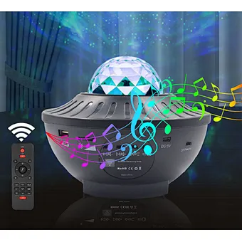 Home Laser Aurora Starlight Lamp Smart Laser Starry Sky Night Light Projector Music Speaker Star Remote Control Dream Colorful