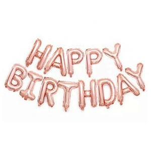 Foil Balloon Factory 16 inch Individual Package Happy Birthday banner Balloon set Party Decoration feliz cumpleanos globo