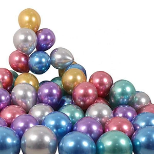 Factory direct sale Metal Festival Latex Balloons Birthday Party Party Latex Balloons Wholesale chrome balloons