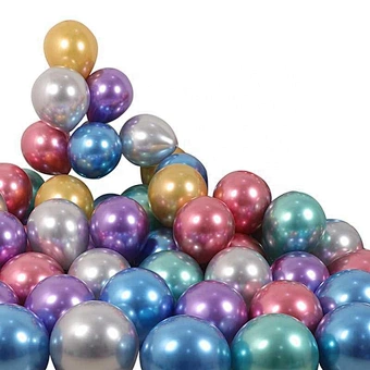 Factory direct sale Metal Festival Latex Balloons Birthday Party Party Latex Balloons Wholesale chrome balloons
