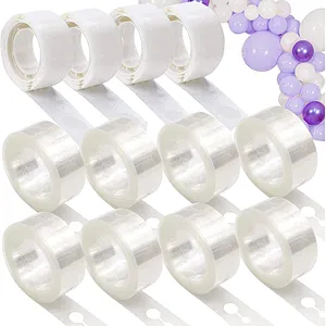 5m Transparent Plastic Double Hole Pink Balloon Chain Set Garland Arch Kit for Wedding Baby Shower Decorations Birthday