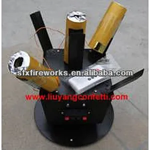 Remote control cold pyro pyrotechnics rotating firing system cold stage indoor fountain  wedding firework firing system