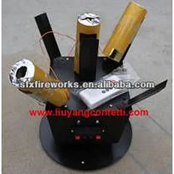 Remote control cold pyro pyrotechnics rotating firing system cold stage indoor fountain  wedding firework firing system