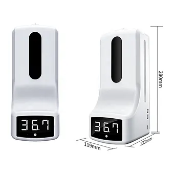 Refill Soap Sanitizing Wash Station Disinfectant Sanitizer Automatic Battery Touchless Digital Hand Disinfection Dispenser