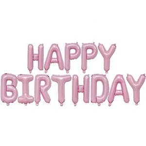 Foil Balloon Factory 16 inch Individual Package Happy Birthday banner Balloon set Party Decoration feliz cumpleanos globo