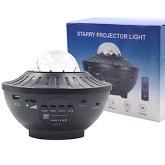 Home Laser Aurora Starlight Lamp Smart Laser Starry Sky Night Light Projector Music Speaker Star Remote Control Dream Colorful