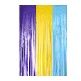 metal tinsel foil curtain metallic foil fringe curtain rain wall backdrop wedding birthday party background decoration 1*2m