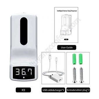 Refill Soap Sanitizing Wash Station Disinfectant Sanitizer Automatic Battery Touchless Digital Hand Disinfection Dispenser