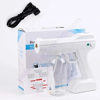 Sanitizer Gun Spray Mini Handhold Fog Nano Atomization Machine Virus Wireless Blue Ray Charging Ultrasonic Disinfection Sprayer
