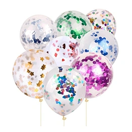 10Pcs 12inch Confetti Balloons Latex Balloons for Party Wedding Decoration Kids Birthday Party Event Ceremony Supplies