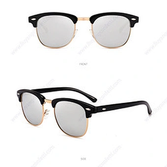 Sunglasses customs Men Design Classic Cheap Sun Glasses Stainless steel Metal Fashion women Men Sunglasses