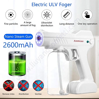 Sanitizer Gun Spray Mini Handhold Fog Nano Atomization Machine Virus Wireless Blue Ray Charging Ultrasonic Disinfection Sprayer