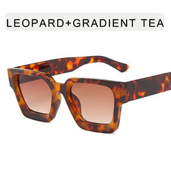 With Case Fashion Vintage Large Glasses Flat Trapezoid Beach 2023 Luxury Designer Famous Brand Shade Custom Sunglasses For Women