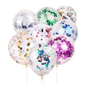 10Pcs 12inch Confetti Balloons Latex Balloons for Party Wedding Decoration Kids Birthday Party Event Ceremony Supplies
