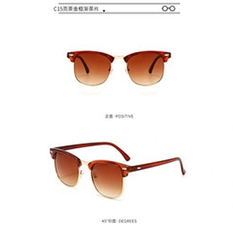 Sunglasses customs Men Design Classic Cheap Sun Glasses Stainless steel Metal Fashion women Men Sunglasses