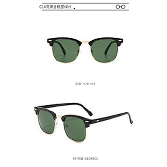 Sunglasses customs Men Design Classic Cheap Sun Glasses Stainless steel Metal Fashion women Men Sunglasses