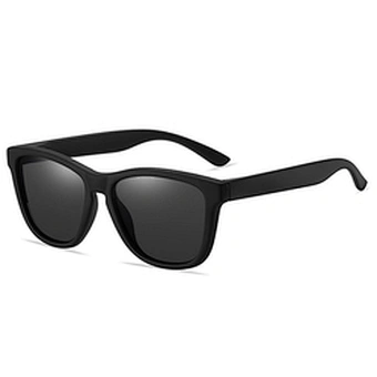 Made in China polarized custom logo sunglass uv400 glasses promotion matte black sunglasses