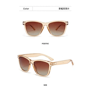 Made in China polarized custom logo sunglass uv400 glasses promotion matte black sunglasses