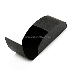 2023 Wholesale Price PU Portable folding Triangular Cases handmade leather custom logo print Branded sunglasses case packaging