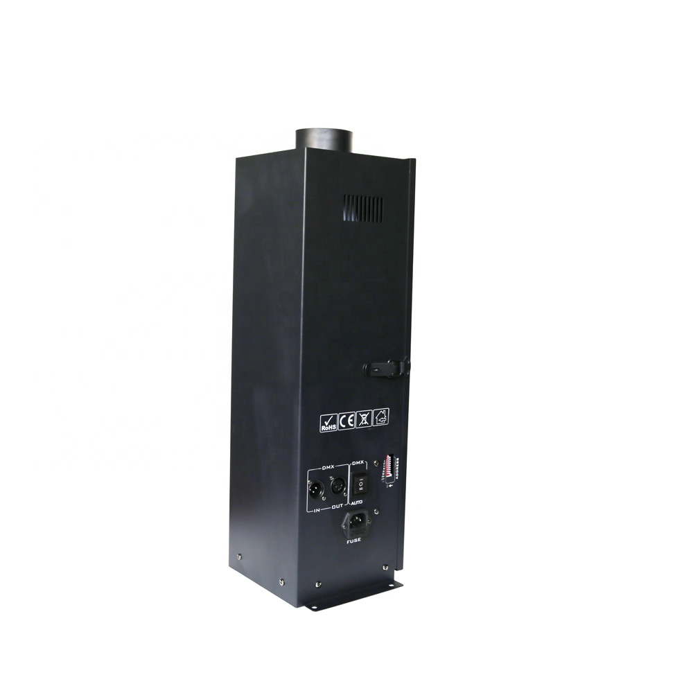 Both remote DMX and wire control flame projectors