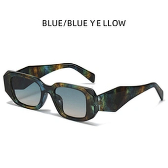 With Case Fashion Vintage Large Glasses Flat Trapezoid Beach 2023 Luxury Designer Famous Brand Shade Custom Sunglasses For Women