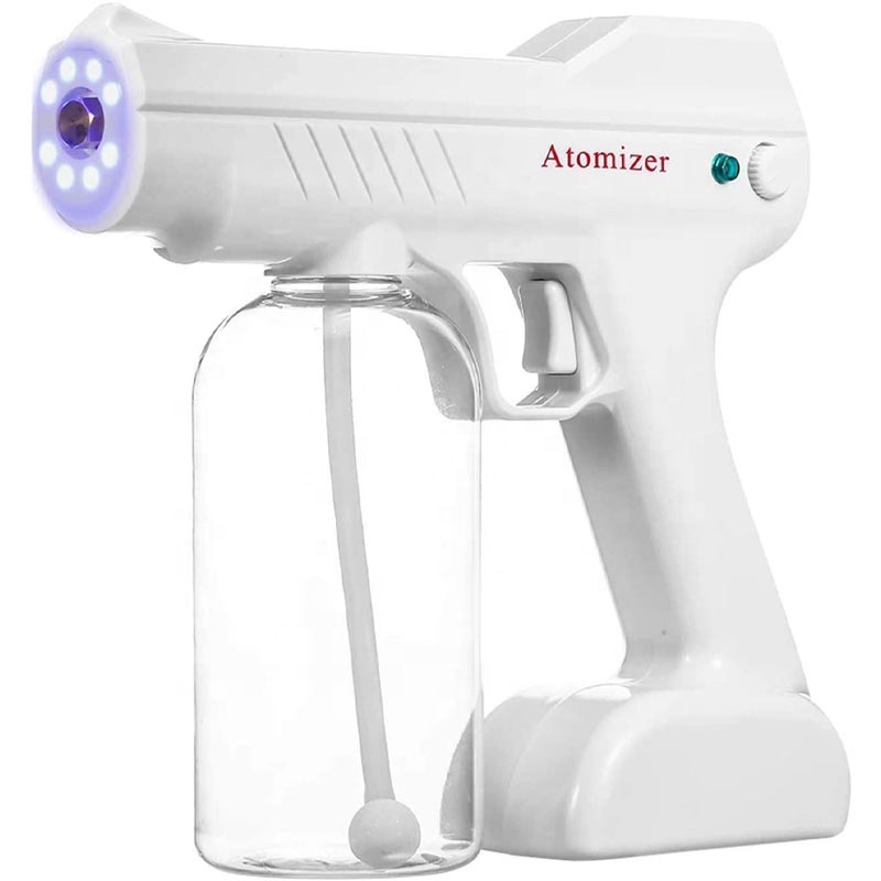 Sanitizer Gun Spray Mini Handhold Fog Nano Atomization Machine Virus Wireless Blue Ray Charging Ultrasonic Disinfection Sprayer