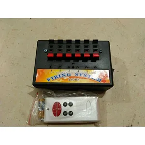 6cues remote control firing system,rechargeable battery, 500m distance, learn function