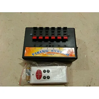 6cues remote control firing system,rechargeable battery, 500m distance, learn function