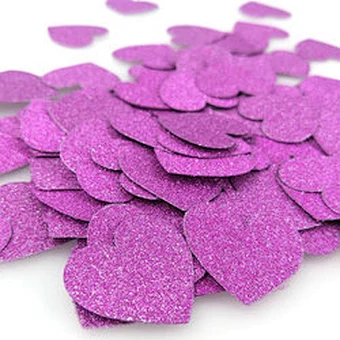 Confettis Glitter Rose Gold Paper table heart confetti for wedding decoration Birthday Party Baby Shower Decor Supplies