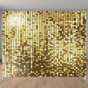 Flower Grass Artificial Shimmering Decor Wedding Acrylic Rose Floral Arrangement Velvet Sequin Round Stand Shimmer Backdrop Wall