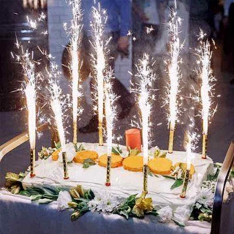 Top Sale Sparkler Factory Party Good Quality Nightclub Champagne Bottle Multi Colour Candle Birthday Cake Ice Fountain Firework